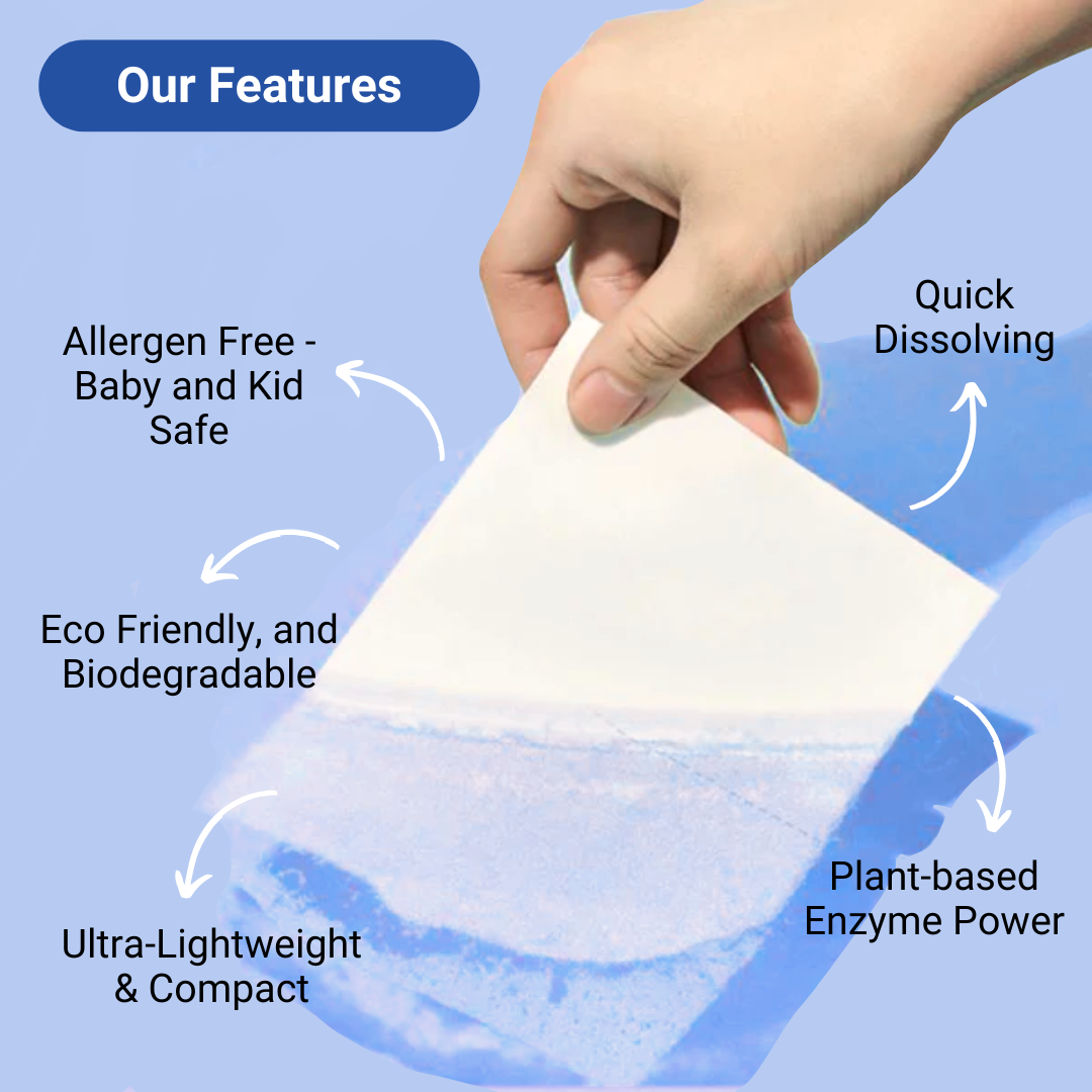 Laundry Detergent Sheet (50 Sheets)